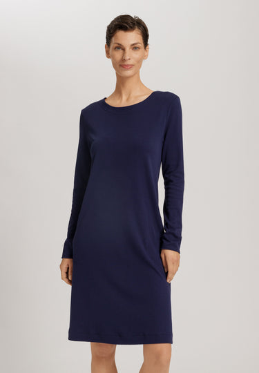 Malena Soft Cotton Nightgown | Night Blue 74764-2624